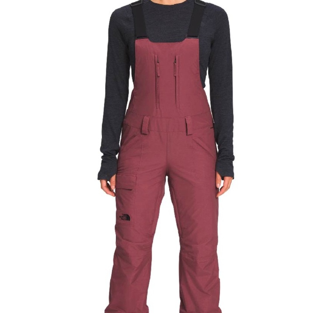 The North Face Women's Maroon Snow Bib